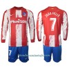 Conjunto (Camiseta+Pantalón Corto) Manga Larga Atlético Madrid Joao Felix 7 Primera Equipación 2021/22 - Niño